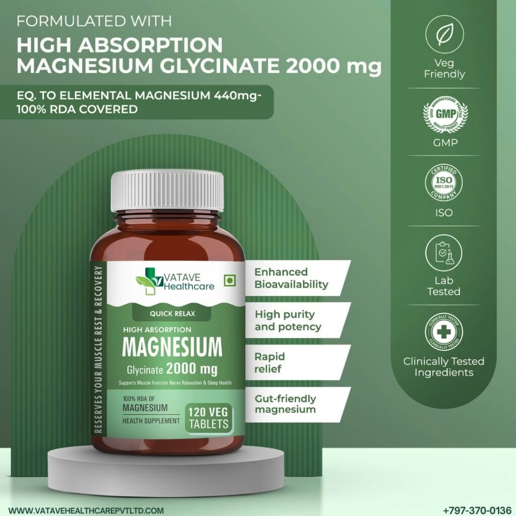 Best Magnesium Supplement Manufacturer is Vatave Healthcare