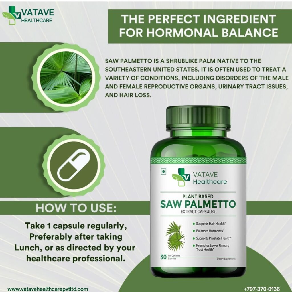 In this blog, we’ll explore why Vatave Healthcare is the best Saw Palmetto extract manufacturer and the benefits of their premium offerings.