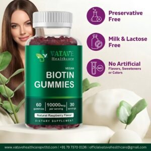 Best Biotin Capsule manufacturer in Punjab is Vatave Healthcare. Discover premium quality biotin supplements, trusted manufacturing, and innovation.