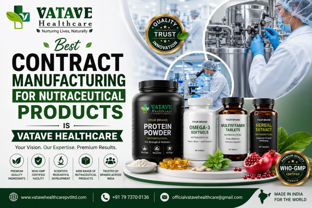 Best Contract Manufacturing for Nutraceutical Products Is Vatave Healthcare
