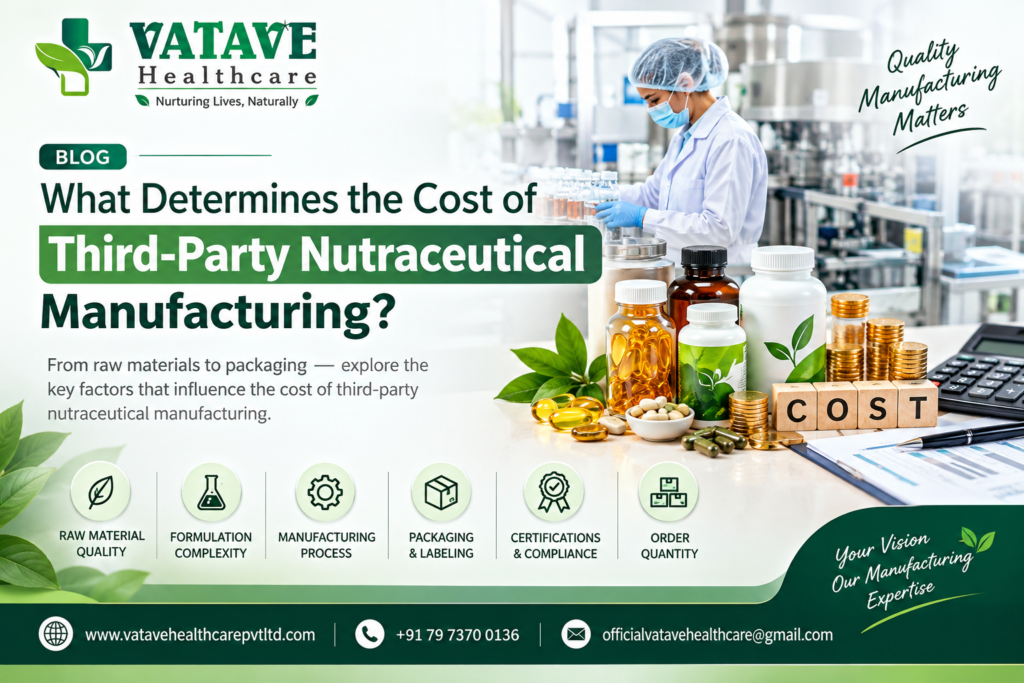 What Determines the Cost of Third-Party Nutraceutical Manufacturing?